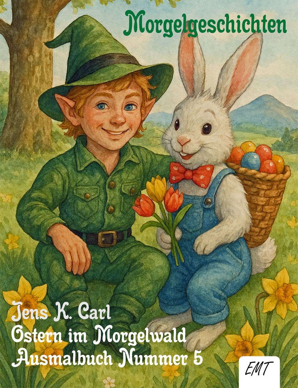 Morgelgeschichten - Titelbild des Taschenbuches - Ausmalbuch Nummer 5