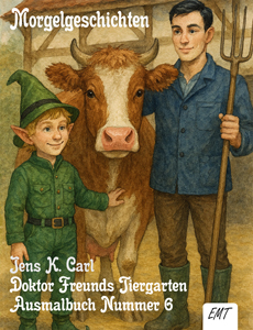 Morgelgeschichten - Titelbild des Taschenbuches - Ausmalbuch Nummer 6
