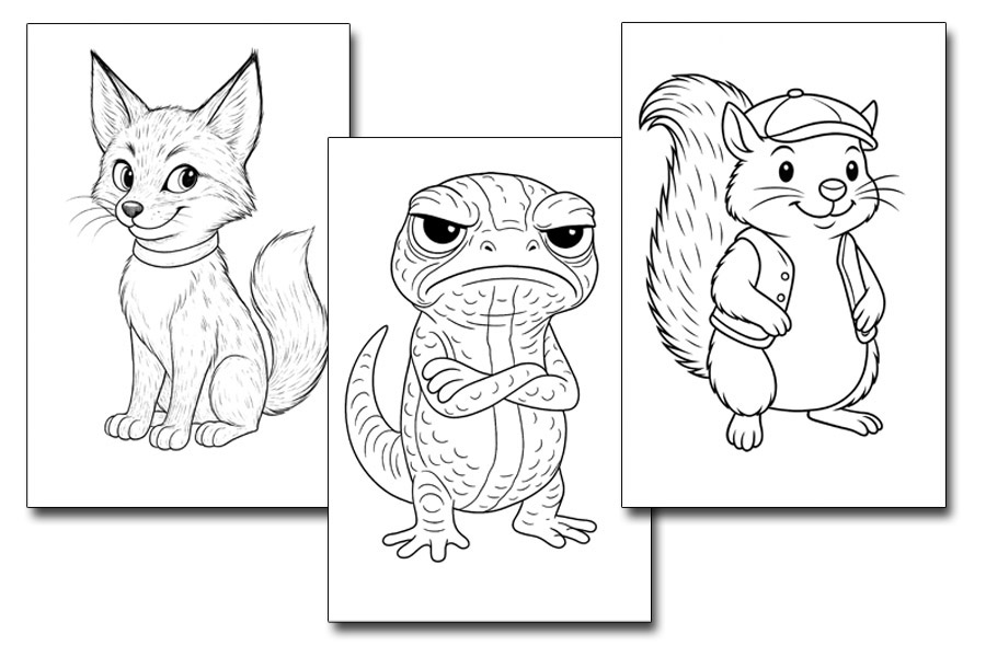 Bildinhalt: Morgelgeschichte Ausmalbuch 1 - Musterbeispiele.