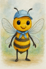 Bild 21 - Biene Malinka4557