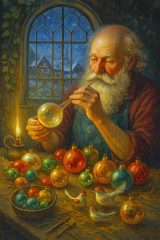 Bild 43 - Ein Thüringer Glasbläser