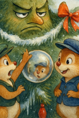 Bild 70 - Tammy und Yammy besuchen Albasol auf dem Weihnachtsmarkt in Waltershausen.