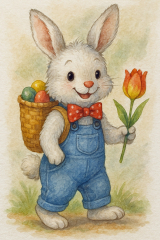 Bild 81 - Der Osterhase im Morgelwald