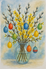 Bild 86 - Ein Strauß bunter Ostereier