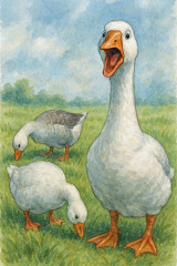 Bild 110 - Die Gänse Kurt, Ernst und Hilde