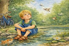 Morgengeschichten – Komstkochsteich – Meine Teich-Träumerei